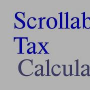 12 01 Scrollable Tax Calculator Class Starting Out With Java Fifth Edition