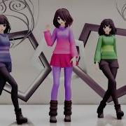 MMD Ll Glitchtale ECHO Frisk Betty Chara