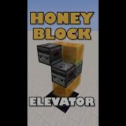 Honey Block Elevator In Minecraft 1 19