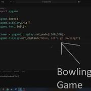 Python Bowling Game