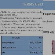 Experimental Design