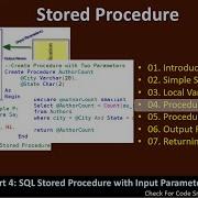 Stored Procedure Part 4 Procedure Taking Parameters SSMS TSQL Tutorial 103