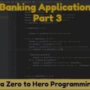 Banking Application Java 2021Complete Java MasterClass Zero To Hero Programming Udemy Course