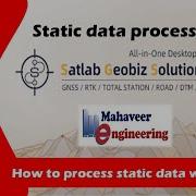 Static Data Processing In Satlab Geobiz Solutions 7 54 How To Process Static Data With SGS