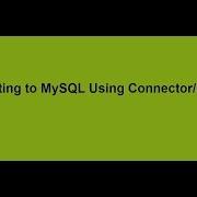 Connecting To MySQL Using Connector Python