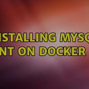 Installing Mysql Client On Docker Php