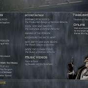 Batman Returns Menu E Submenu Del Blu Ray UK