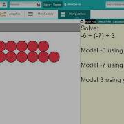 Integer Chips Add And Subtract Integers