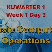 EPP 4 Q1 Week 1 Day 3 Basic Computer Operations