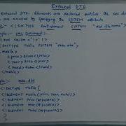 External DTD XML DTD XML Validation Web Technology PART 6 Telugu