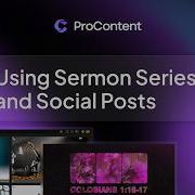 ProContent Using Sermon Series Social Packs