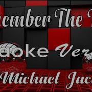 Karaoke REMEMBER THE TIME By Michael Jackson Videokaraoke