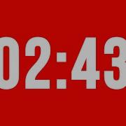 2 Minute 43 Second Timer With Alarm Without Music