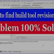 Failed To Find Build Tool Revision 31 0 0 Error Solved 100