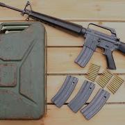 Colt M16A1 Vietnam War Era VS Combloc 1965 Jerrycan Fuel Container
