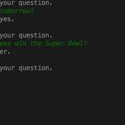 Magic 8 Ball Java Program