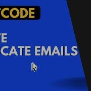 196 Delete Duplicate Emails Leetcode Solution