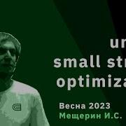 C 9 Unions Small Strings Optimization