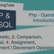 Php Operator Arithmetic Comparison Logical Assignment Incrementing Decrementing