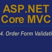 34 ORDER MODEL VALIDATION Asp Net CORE MVC