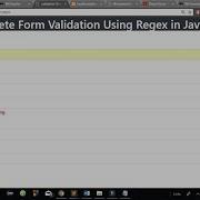 Complete Form Validation In JavaScript Using Regular Expression In Hindi REGEX