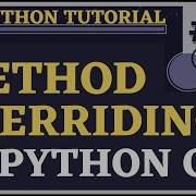 Method Overriding Python Tutorial For Beginners Python