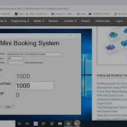 Mini Booking System In VB Net With Full Source Code Free To Download