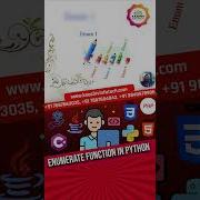 Enumerate Function In Python Pythontutorial Pythonprogramming Pythonforbeginners Kaashivinfotech