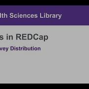 Surveys In REDCap Part 3 Survey Distribution