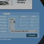 Compression Spring Calculator