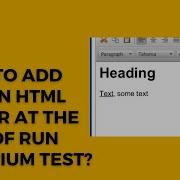 Enter Text Into A HTML Text Editor Using JavascriptExecutor In Selenium WebDriver