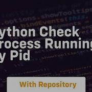 Python Check Process Running By Pid
