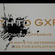 Path To GXPN 4 Ways To Determine Buffer Size For Exploitation