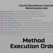 Method Execution Order Beginner S Guide To Unity