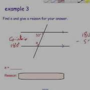 Angles Parallel Lines Corbettmaths