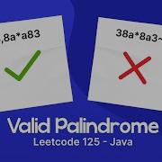 Valid Palindrome Leetcode 125 Java