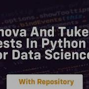 Anova And Tukey Tests In Python For Data Science