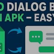 How To Add Dialog Box In Any Apk How To Add Dialog Box