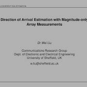 Direction Of Arrival Estimation With Magnitude Only Array Measurements