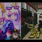 Burning Desires Gangnam Style PSY Zenless Zone Zero Mashup Ft Hu Tao VA