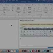 MathType MAC OS Add In Add On Plugin WORD