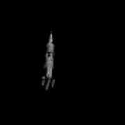 SaturnV Apollo11 Rocket Launch 3ds Max