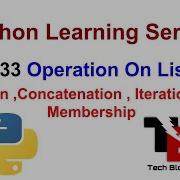 33 Operations On List In Python With Examples Repetition Concatenation Len Iteration
