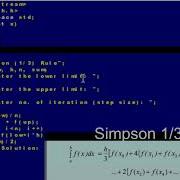 9 4 Simpson 1 3 Rule Numerical Integration In C