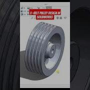 How To Sketch Pulley In Solidworks Shorts Youtubeshorts Solidworks