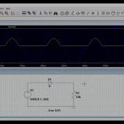 Half Wave Rectifier Demonstration Using Ltspice