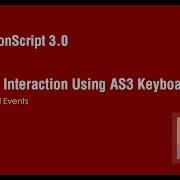 AS3 Keyboard Events KeyUp And KeyDown