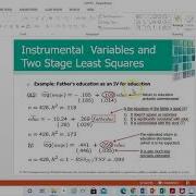 IV 2SLS Part A