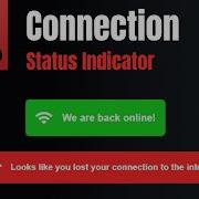 Javascript Connection Status Indicator Quick Tutorial