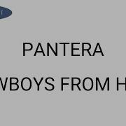 Pantera Cowboys From Hell Drum Score